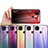 Silicone Frame Mirror Rainbow Gradient Case Cover LS1 for Xiaomi Redmi 9 India