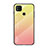 Silicone Frame Mirror Rainbow Gradient Case Cover LS1 for Xiaomi Redmi 9 India
