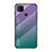 Silicone Frame Mirror Rainbow Gradient Case Cover LS1 for Xiaomi Redmi 9 India Mixed