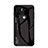 Silicone Frame Mirror Rainbow Gradient Case Cover LS1 for Xiaomi Redmi A1 Plus Black