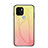 Silicone Frame Mirror Rainbow Gradient Case Cover LS1 for Xiaomi Redmi A1 Plus Yellow