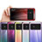 Silicone Frame Mirror Rainbow Gradient Case Cover LS1 for Xiaomi Redmi Note 11R 5G