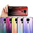 Silicone Frame Mirror Rainbow Gradient Case Cover LS1 for Xiaomi Redmi Note 9