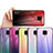 Silicone Frame Mirror Rainbow Gradient Case Cover LS1 for Xiaomi Redmi Note 9 Pro
