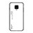 Silicone Frame Mirror Rainbow Gradient Case Cover LS1 for Xiaomi Redmi Note 9 Pro Max White