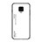 Silicone Frame Mirror Rainbow Gradient Case Cover LS1 for Xiaomi Redmi Note 9 Pro White