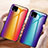 Silicone Frame Mirror Rainbow Gradient Case Cover LS2 for Google Pixel 4