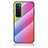 Silicone Frame Mirror Rainbow Gradient Case Cover LS2 for Huawei Nova 7 5G