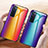 Silicone Frame Mirror Rainbow Gradient Case Cover LS2 for Huawei Nova 7 5G