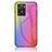Silicone Frame Mirror Rainbow Gradient Case Cover LS2 for OnePlus Nord N20 SE