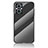 Silicone Frame Mirror Rainbow Gradient Case Cover LS2 for Oppo F21s Pro 5G Black