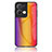 Silicone Frame Mirror Rainbow Gradient Case Cover LS2 for Oppo Reno8 Pro+ Plus 5G