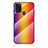 Silicone Frame Mirror Rainbow Gradient Case Cover LS2 for Samsung Galaxy A21s