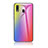 Silicone Frame Mirror Rainbow Gradient Case Cover LS2 for Samsung Galaxy A30