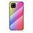 Silicone Frame Mirror Rainbow Gradient Case Cover LS2 for Samsung Galaxy A42 5G