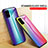Silicone Frame Mirror Rainbow Gradient Case Cover LS2 for Samsung Galaxy A51 5G