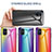 Silicone Frame Mirror Rainbow Gradient Case Cover LS2 for Samsung Galaxy M51