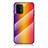 Silicone Frame Mirror Rainbow Gradient Case Cover LS2 for Samsung Galaxy M80S