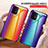 Silicone Frame Mirror Rainbow Gradient Case Cover LS2 for Samsung Galaxy M80S