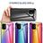 Silicone Frame Mirror Rainbow Gradient Case Cover LS2 for Samsung Galaxy M80S