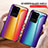 Silicone Frame Mirror Rainbow Gradient Case Cover LS2 for Samsung Galaxy S20 Ultra 5G