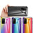 Silicone Frame Mirror Rainbow Gradient Case Cover LS2 for Xiaomi Mi 10T 5G
