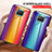 Silicone Frame Mirror Rainbow Gradient Case Cover LS2 for Xiaomi Mi 10T Lite 5G