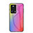 Silicone Frame Mirror Rainbow Gradient Case Cover LS2 for Xiaomi Mi 12 Lite NE 5G