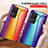 Silicone Frame Mirror Rainbow Gradient Case Cover LS2 for Xiaomi Poco F4 5G