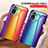 Silicone Frame Mirror Rainbow Gradient Case Cover LS2 for Xiaomi Poco M5S