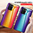 Silicone Frame Mirror Rainbow Gradient Case Cover LS2 for Xiaomi Poco X3 GT 5G