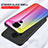 Silicone Frame Mirror Rainbow Gradient Case Cover LS2 for Xiaomi Redmi 10X 4G