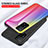 Silicone Frame Mirror Rainbow Gradient Case Cover LS2 for Xiaomi Redmi K30S 5G