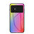 Silicone Frame Mirror Rainbow Gradient Case Cover LS2 for Xiaomi Redmi Note 11R 5G