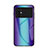 Silicone Frame Mirror Rainbow Gradient Case Cover LS2 for Xiaomi Redmi Note 11R 5G Blue