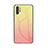 Silicone Frame Mirror Rainbow Gradient Case Cover M01 for Samsung Galaxy Note 10 Plus 5G Yellow