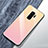 Silicone Frame Mirror Rainbow Gradient Case Cover M01 for Samsung Galaxy S9 Plus