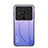 Silicone Frame Mirror Rainbow Gradient Case Cover M01 for Xiaomi Mi 12 Ultra 5G Clove Purple
