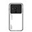 Silicone Frame Mirror Rainbow Gradient Case Cover M01 for Xiaomi Mi 12 Ultra 5G White