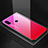 Silicone Frame Mirror Rainbow Gradient Case Cover M01 for Xiaomi Mi 6X Hot Pink