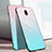 Silicone Frame Mirror Rainbow Gradient Case Cover M01 for Xiaomi Redmi 8A