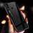 Silicone Frame Mirror Rainbow Gradient Case Cover M01 for Xiaomi Redmi Note 7 Pro Black