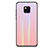 Silicone Frame Mirror Rainbow Gradient Case Cover M02 for Huawei Mate 20 Pro