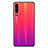 Silicone Frame Mirror Rainbow Gradient Case Cover M02 for Huawei P30