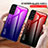 Silicone Frame Mirror Rainbow Gradient Case Cover M02 for Samsung Galaxy S21 5G