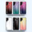 Silicone Frame Mirror Rainbow Gradient Case Cover M02 for Samsung Galaxy S21 Ultra 5G