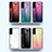 Silicone Frame Mirror Rainbow Gradient Case Cover M02 for Samsung Galaxy S22 5G