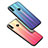 Silicone Frame Mirror Rainbow Gradient Case Cover R01 for Huawei Honor 8X