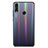 Silicone Frame Mirror Rainbow Gradient Case Cover R01 for Huawei Honor View 10 Lite Black