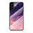 Silicone Frame Starry Sky Mirror Case Cover for Samsung Galaxy S21 Plus 5G Purple
